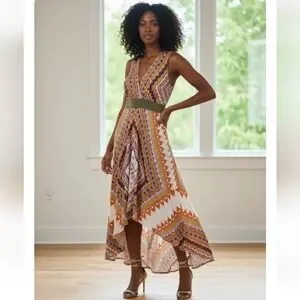 brown and white summer dress Boots Ankle Heels By Antonio Melani In Brown, Size: 8.5 main image 0